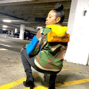 Off-White x Nike Collab Camo Jacket